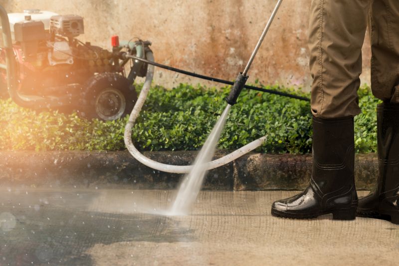 Powerwashing Equipment in Action